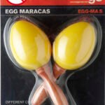 Par De Huevos Ritmicos Stagg Mango Corto En Blister-40 Gramos-Color Amarillo Segmsyw