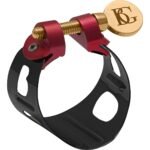 Abrazadera Bg Duo Saxo Tenor Negro Mate-+ Cubre Boquilla Ldtb