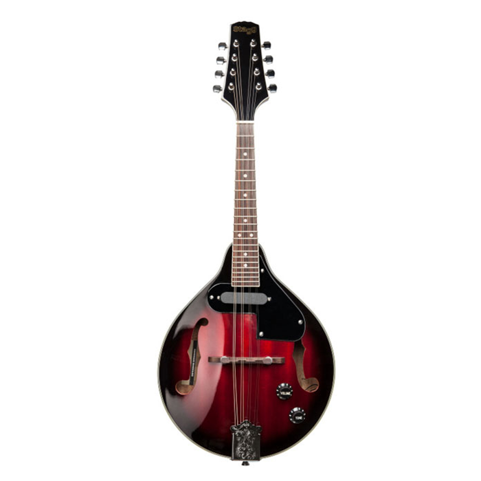 Mandolina Stagg Nato Con Tono Y Volumen Color Redburst M50E
