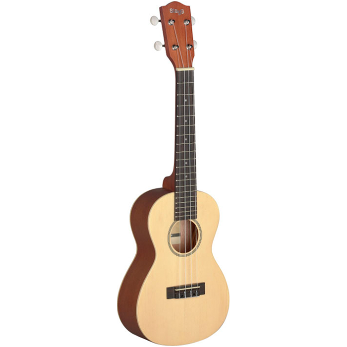 Ukelele Stagg Concierto Pino Macizo-Aros Y Fondo Caoba Uc60