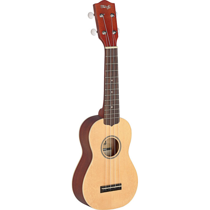 000000000000US6018298US60.png Ukelele Stagg Soprano Cedro Macizo-Aros Y Fondo Caoba Us60 - Imagen 1