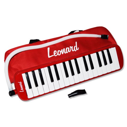 0000000000M32ARD36920m32ard.jpg Melodica Leonard 32 Notas Con Funda-Color Rojo M32Ard - Imagen 1