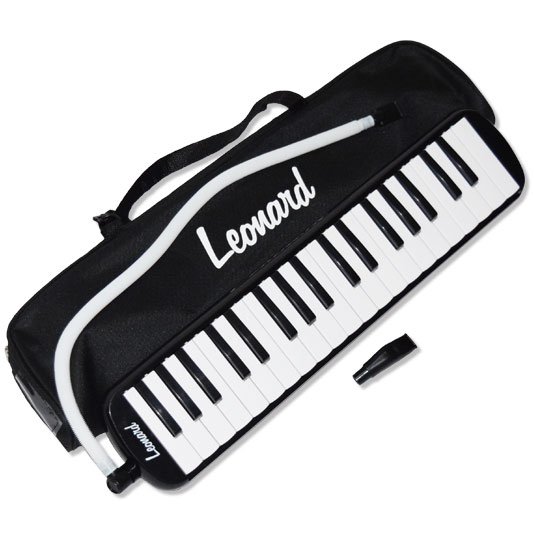 Melodica Leonard 37 Notas Con Funda-Color Negro M37Abk