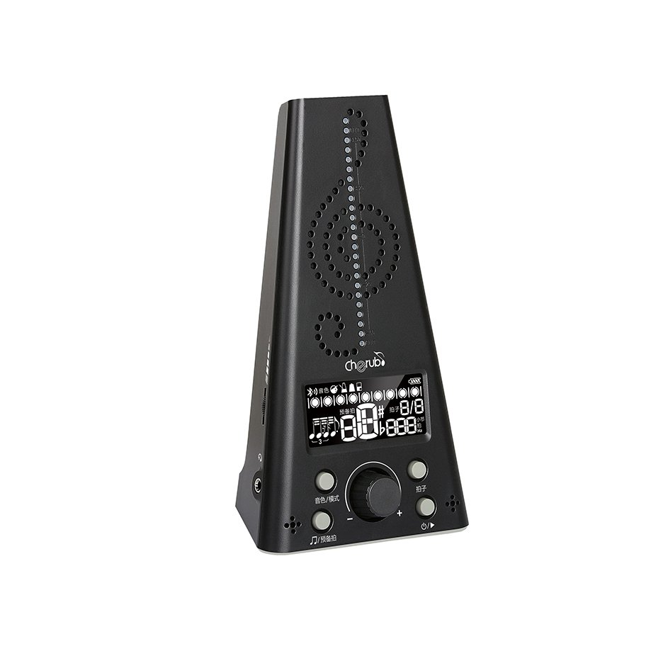 Metronomo Afinador Cherub-Afinador Cromatico-Bateria Recargable Wmt230