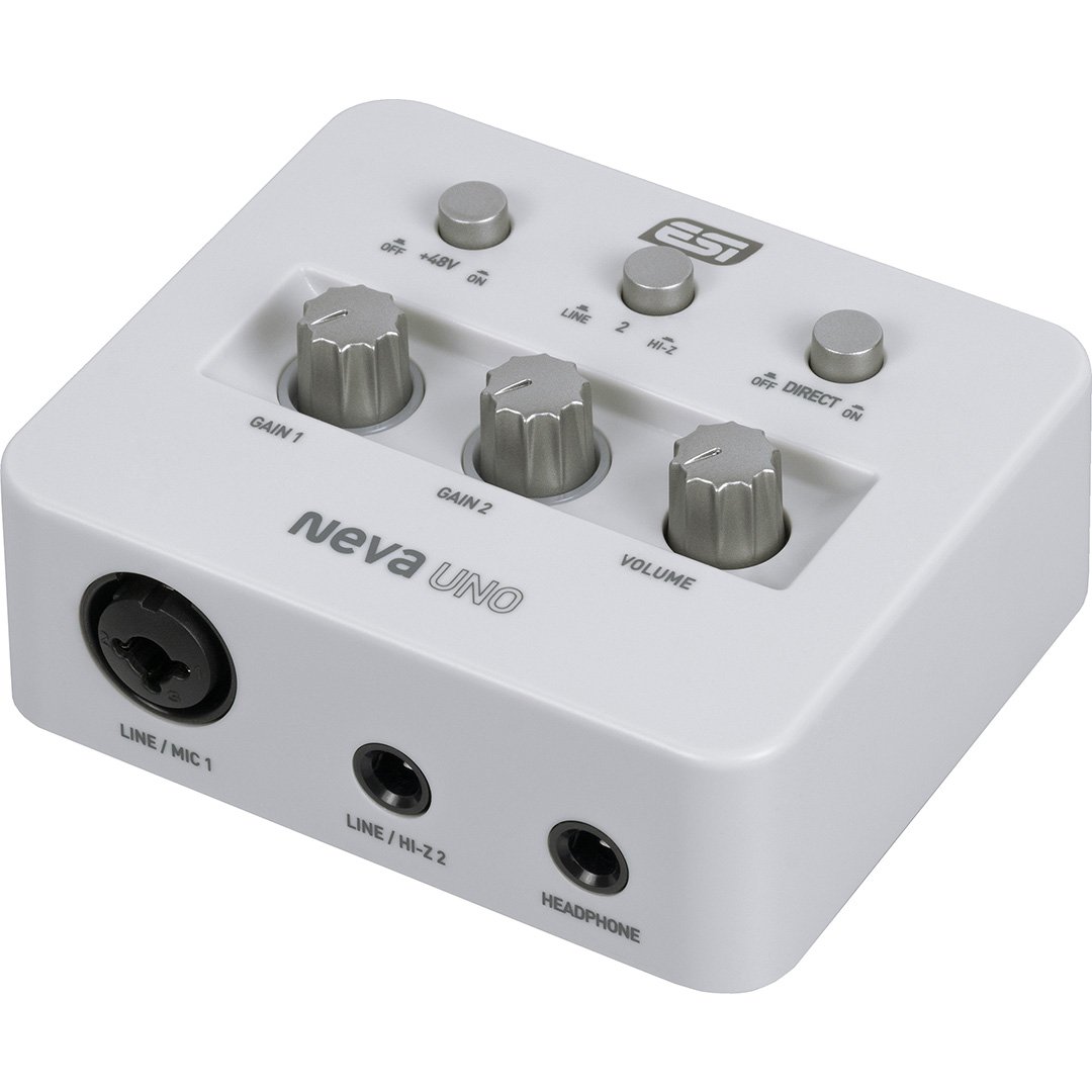 Placa De Audio Esi 2 Input/2 Output-Usb 3.1/192Khz-48V Phantom -Usb-Inputs Mic-Guitarra-Linea Nevauno
