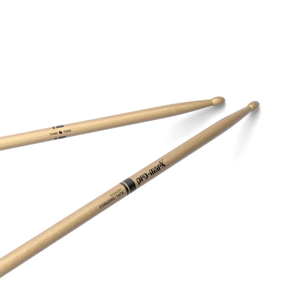 000000000TX747BW60966TX747BW-1.jpg Palillo Promark Hickory Super Rock Punta Madera Tx747Bw - Imagen 1
