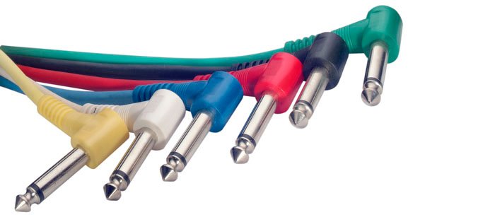 Cable Stagg Interpedal Plug Angular-Plug Angular 0.08Mts X 6 Unidades Spc008Le