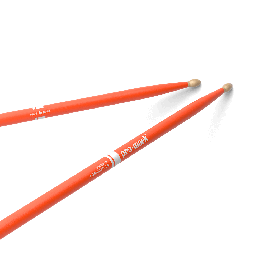 00000TX5AWORANGE23147tx5aw-orange-main-transparent.png Palillo Promark Hickory 5A Punta Madera Color Naranja Tx5Aworange - Imagen 1