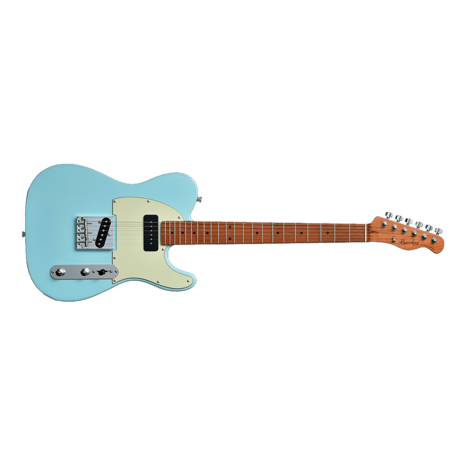 Guitarra Electrica Bacchus Bte-2Rsm M Plt-Sob+ Funda