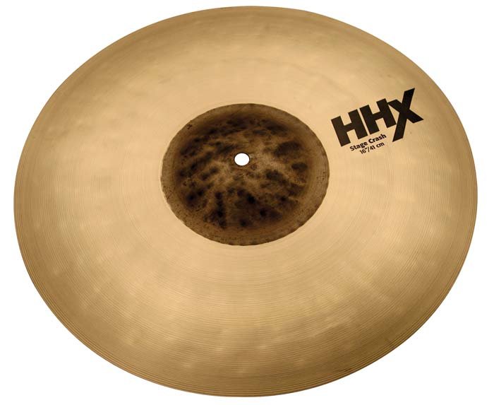16" HHX Stage Crash Natural Angle 11608XN Platillo Sabian 16" Stage Crash Hhx 11608Xn - Imagen 1