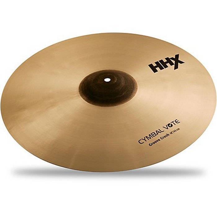 118GCXN.jpg Platillo Sabian 18" Groove Crash Hhx Br 118Gcxn - Imagen 1