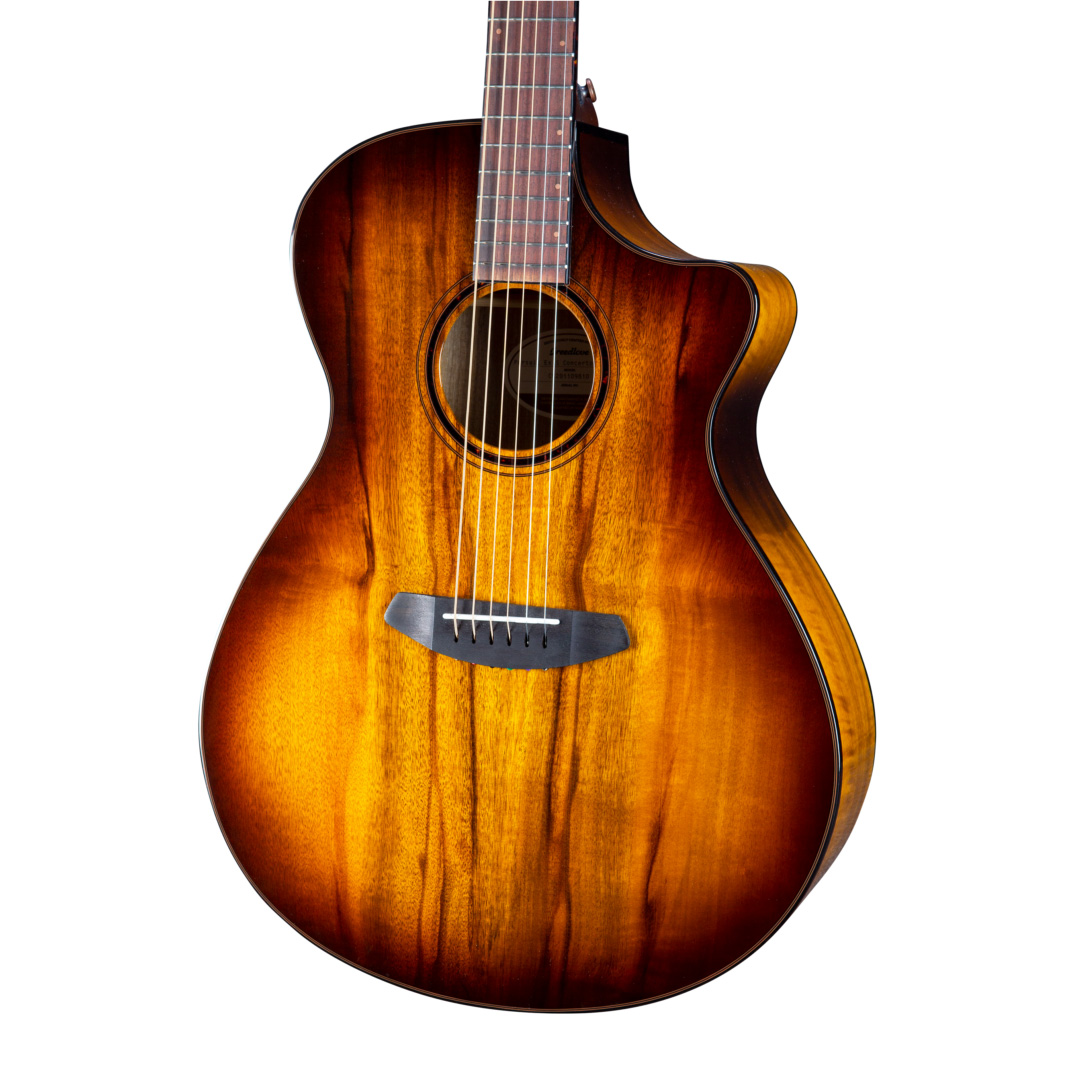 Guitarra Electroacústica Modelo Sustentable Pursuit Exotic S Concerto Tiger'S Eye Ce Myrtlewood-Myrtlewood. Breedlove Peso66Cete