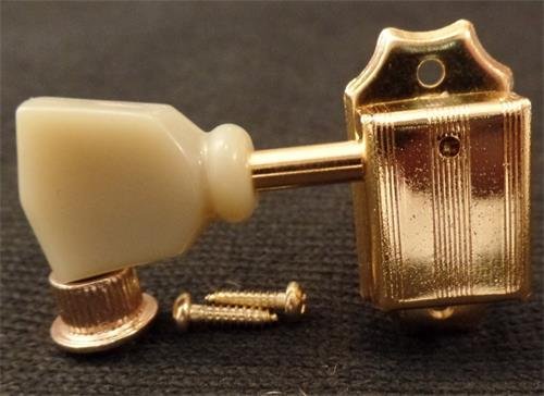 1710191142092321_01_medium.jpg Clavijero De Electrica 3+3, Vintage Dorada, En Cajita, Perilla Perlada Shimura 272G-M7G 3+3 - Imagen 1