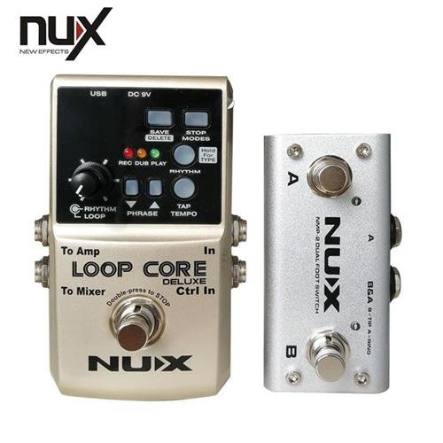 Deluxe Core Series Pedal De Loop + Pedal Doble Switch Ab Nux Dx Loop Core