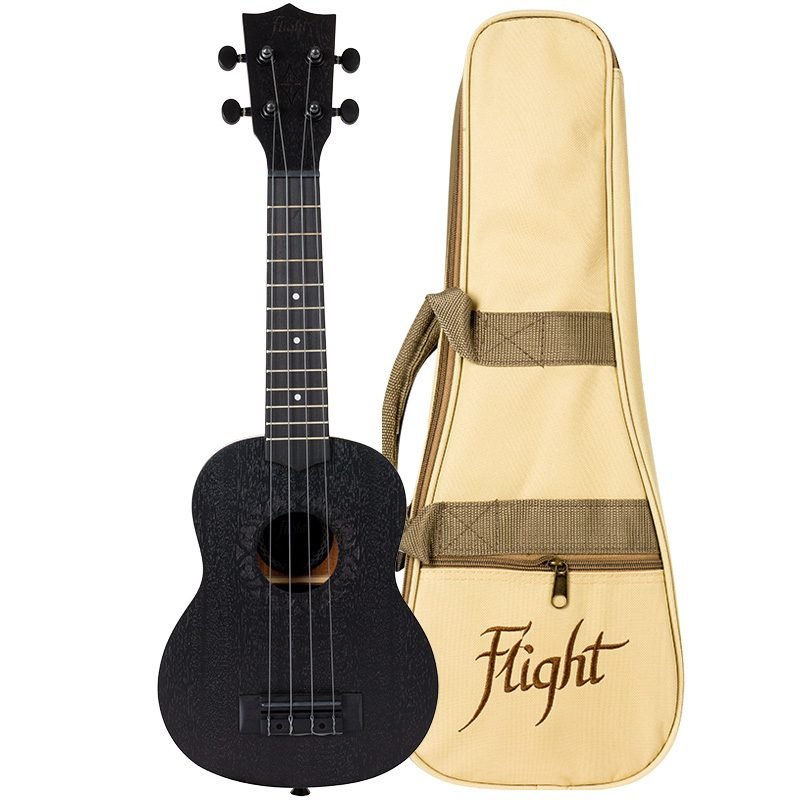 18883_gr.jpg Flight Ukelele Soprano Nus310 Blackbird C/Funda Nus310 Blackbird - Imagen 1