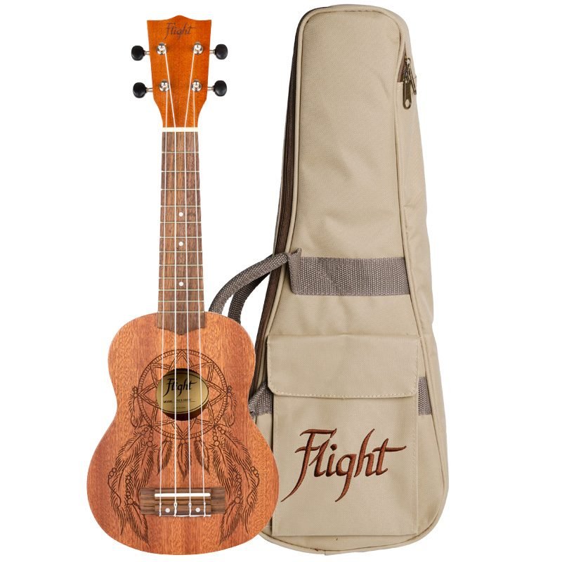 18884_gr.jpg Flight Ukelele Soprano Nus350 Dc C/Funda Nus350 Dc - Imagen 1