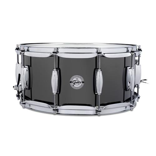 Redoblante Black Nickel Over Steel 14"X6,5" Gretsch S1-6514-Bns Full Range Black Nickel