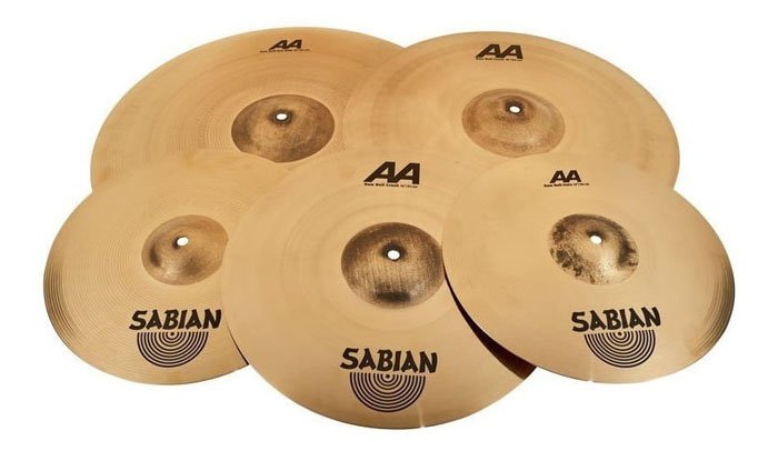 Set Sabian Raw Bell Pack Aa 14"Rawbell Hat - 16" Y 18" Rawbellcrash - 21"Rawbelldry Ride 2500572