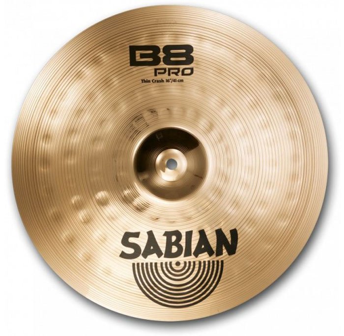 Platillo Sabian 16" Thin Crash B8 Pro Brillant 31606B