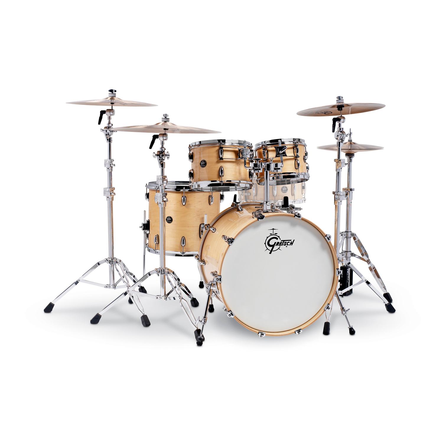 34344_xlarge.png Bateria 4 Cuerpos Sin Fierros Gretsch Renown Maple Rn2-E8246 Gn Gloss Natural - Imagen 1
