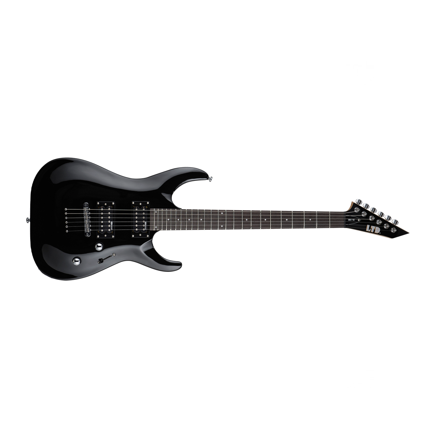 36607_xlarge.png Guitarra Electrica Esp Ltd Mh10 Kit Blk Black + Funda - Imagen 1