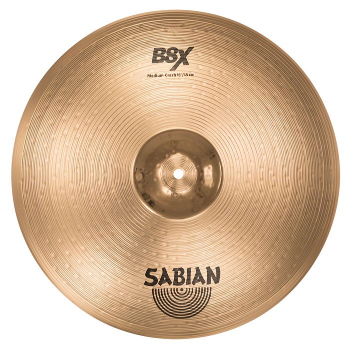 18_B8X_Medium_Crash_N_1 Platillo Sabian 18" Medium Crash B8X 41808X - Imagen 1