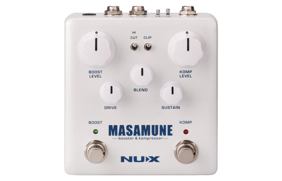 Pedal De Efectos Booster Y Compresor Verdugo Series Masamune Nux Nbk-5
