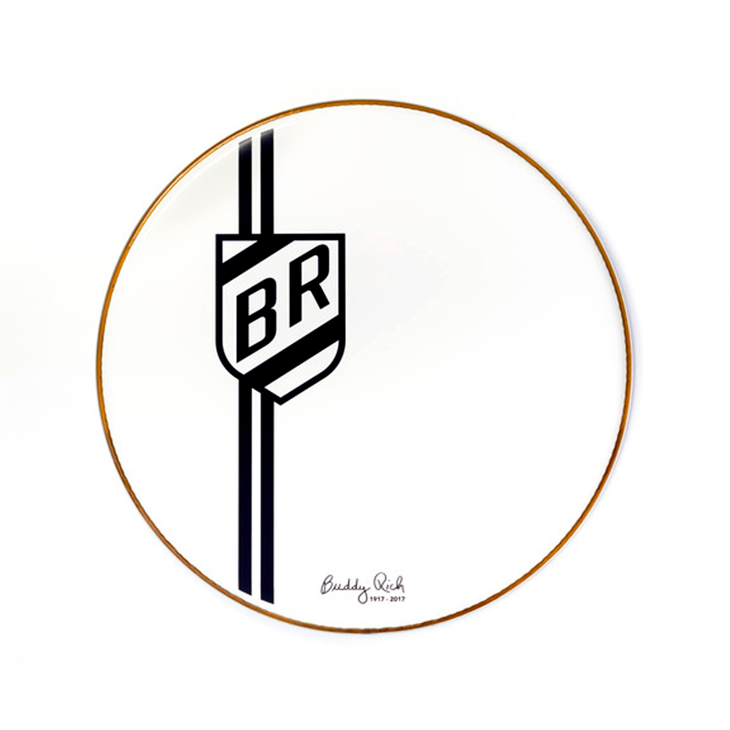Parche 22" Bombo Aquarian Brbd22 Buddy Rich