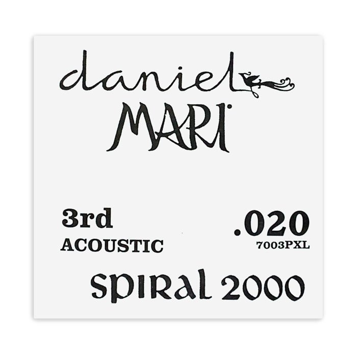 Cuerda 3 Daniel Mari De Guitarra Acustica Phospor Bronze 7003Pxl