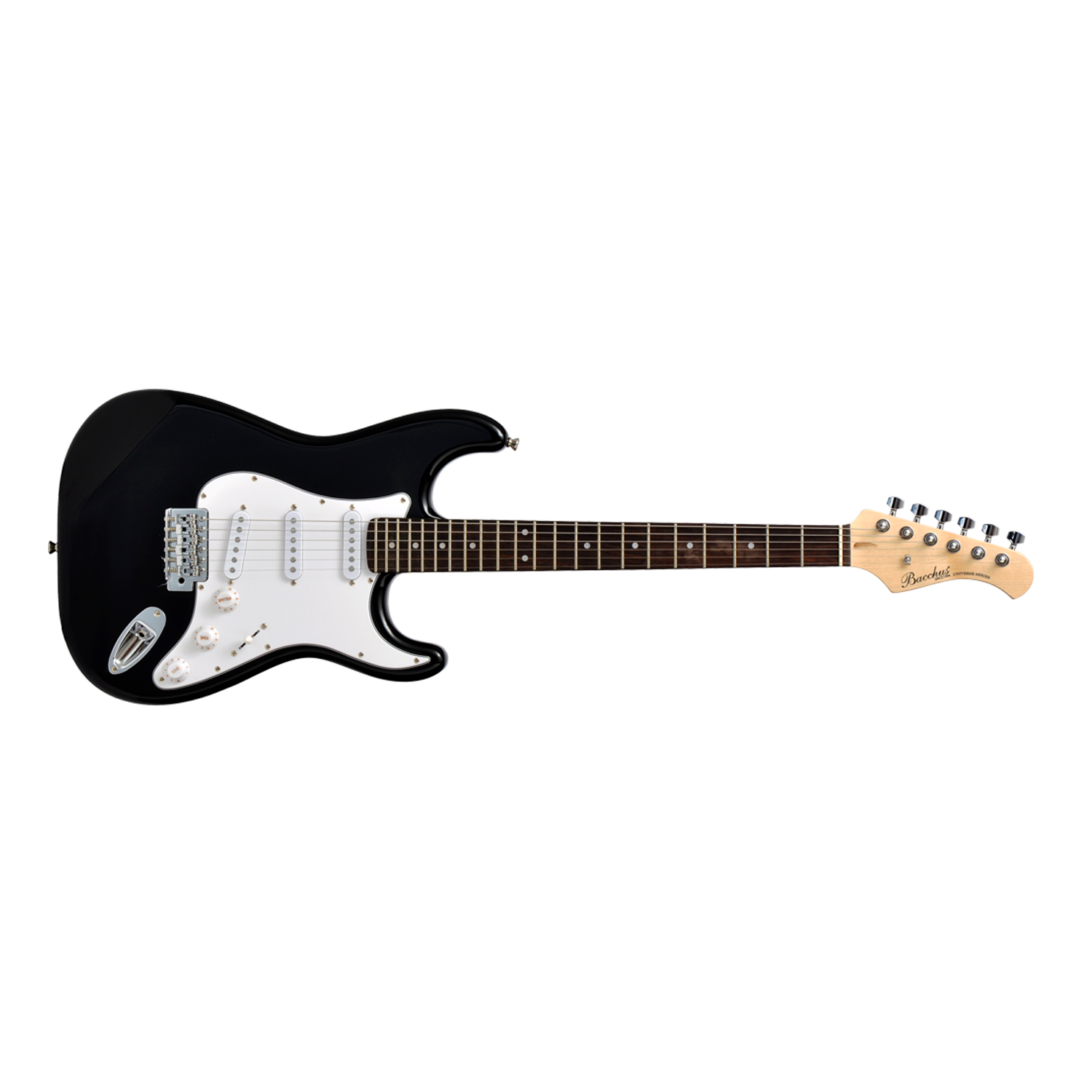 Guitarra Electrica Bacchus Bst-1 R Blk + Funda