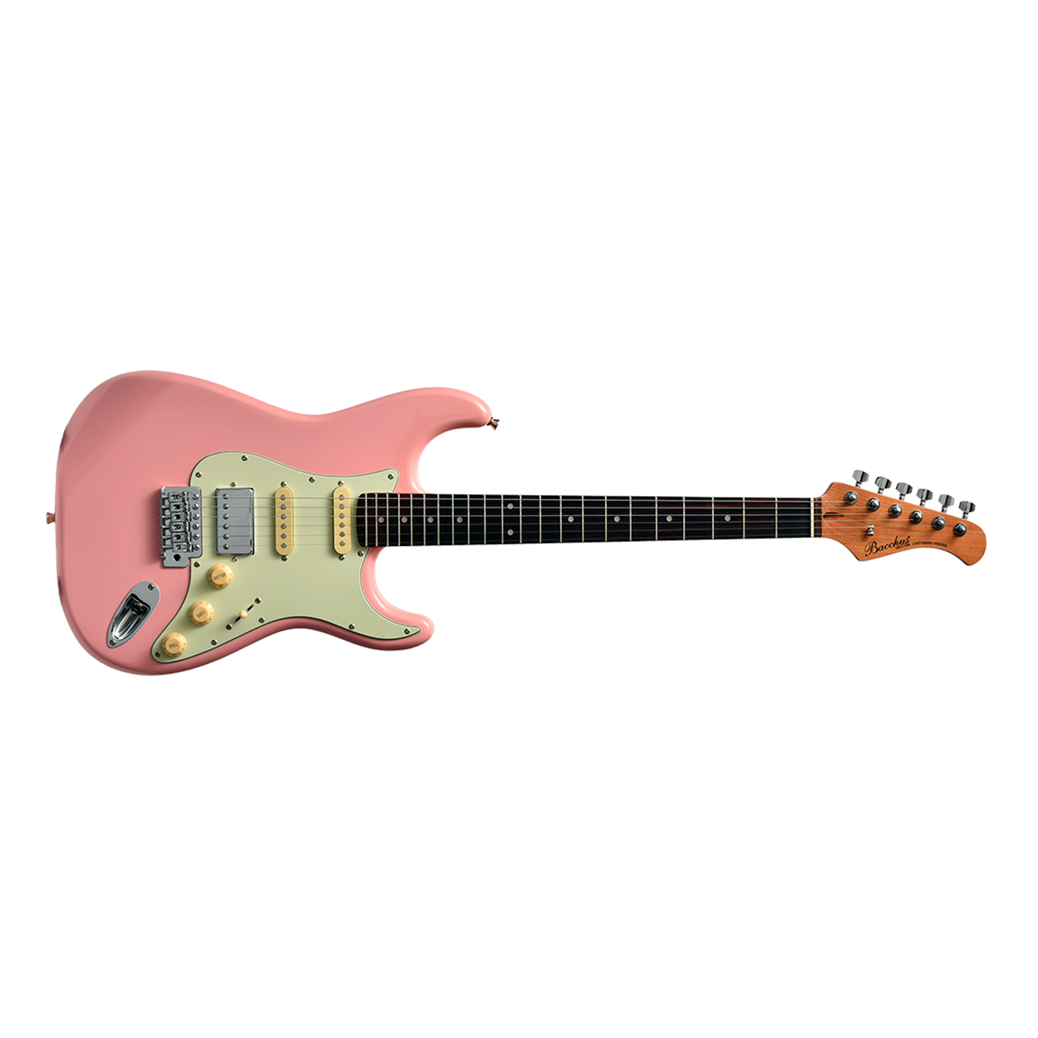 Guitarra Electrica Bacchus Bst-2Rsm-R Slpk + Funda