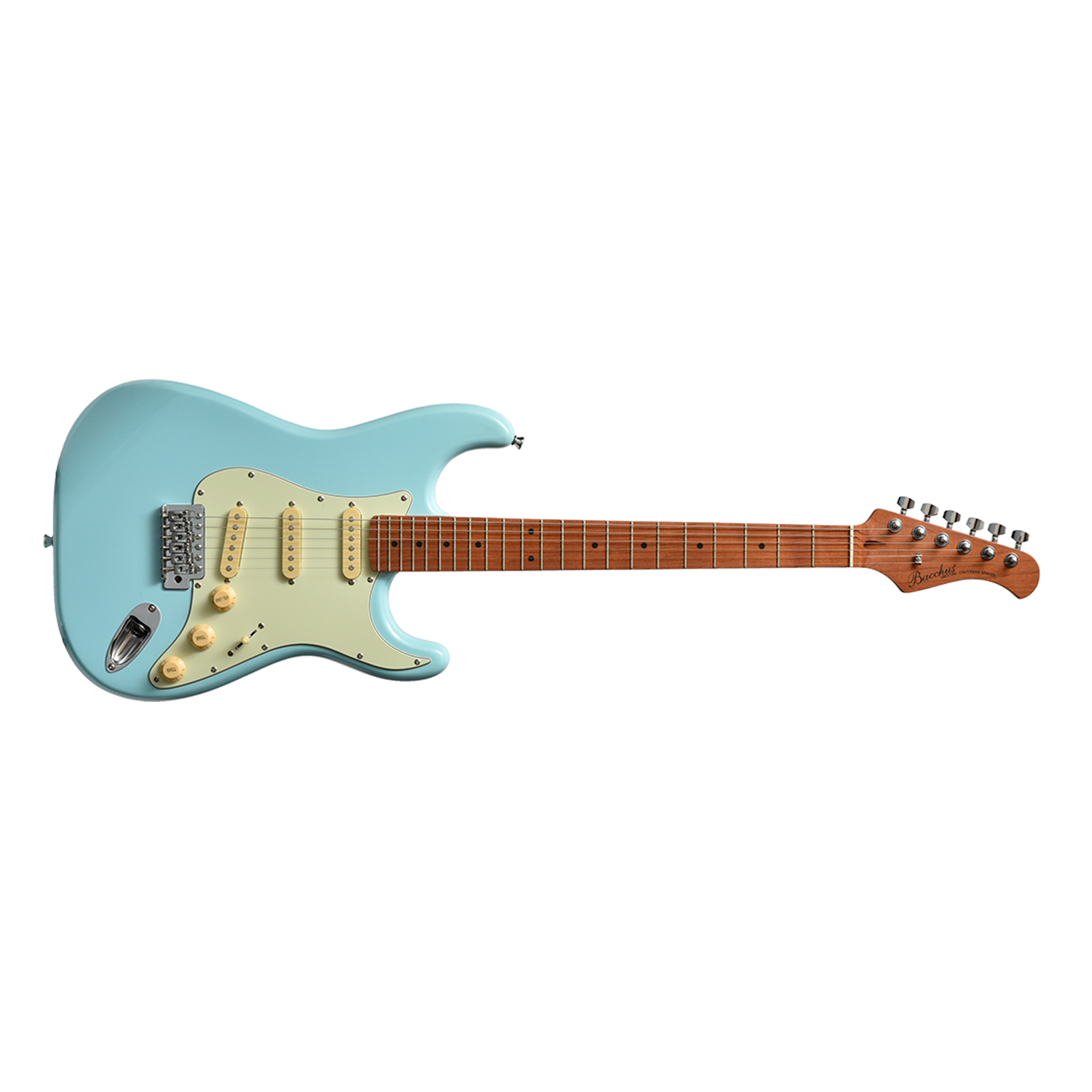Guitarra Electrica Bacchus Bst-1Rsm-M Plt-Sob + Funda