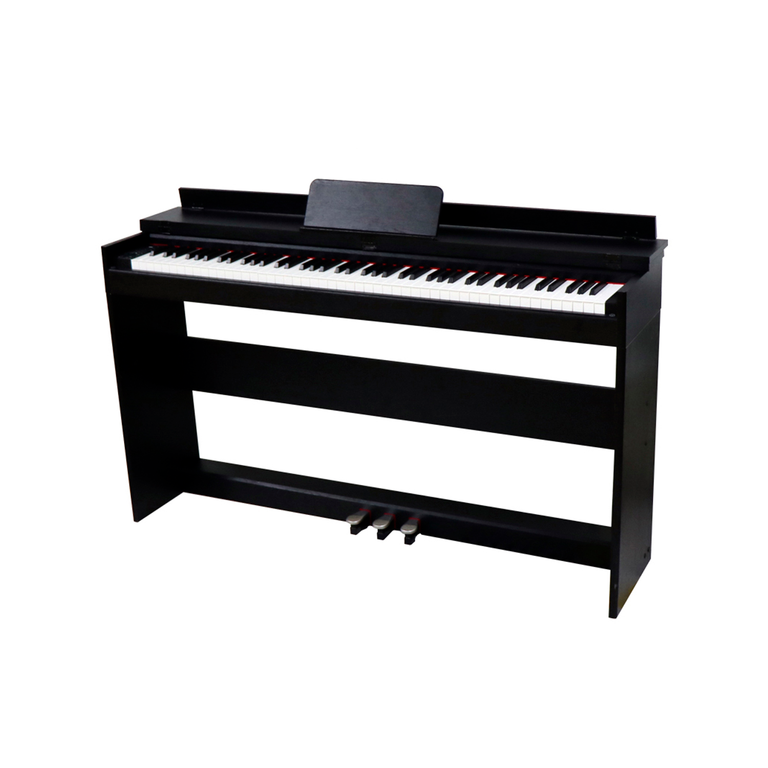 Piano 88 Teclas Accion Martillo Sensitivas Con Mueble Blanth Bl8812 Black