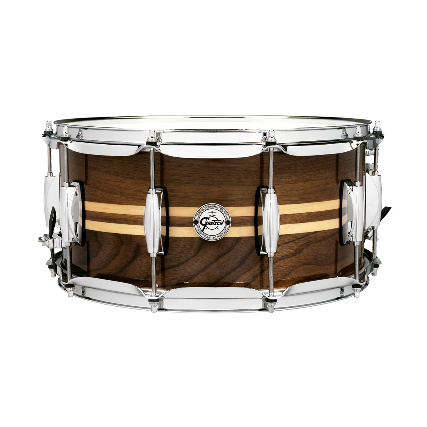 Redoblante Walnut Y Maple 14"X6,5" Gretsch S16514W Mi Full Range Walnut