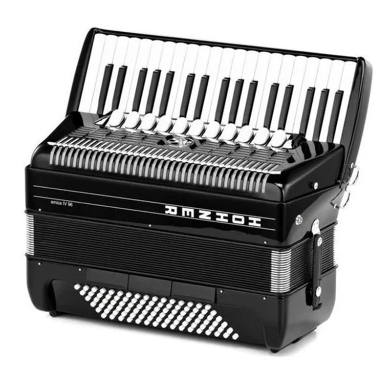 9141_gr.jpg Hohner Acordeon Amica Iv 96 Negro A38221 - Imagen 1
