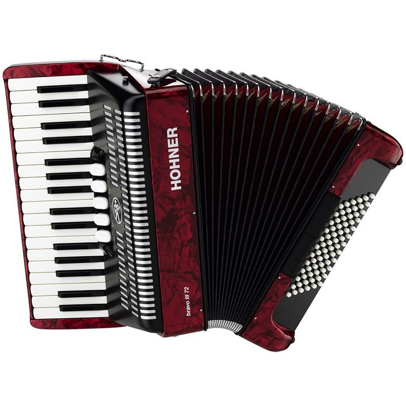 Hohner Acordeon 72B.Bravo Iii Rojo A16632