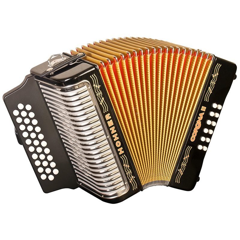 9571_gr.jpg Hohner Acordeon Verdulera Corona Ii 31/12 Negro A56211S - Imagen 1