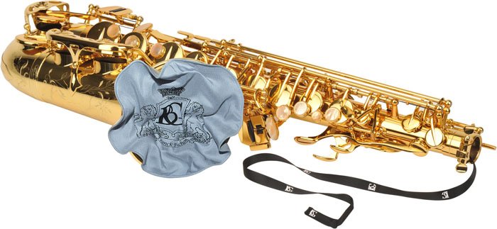Paño Limpiador Bg Saxo Alto-Clarinete-Flauta De Microfibra Mas Seda  Redondo A30A
