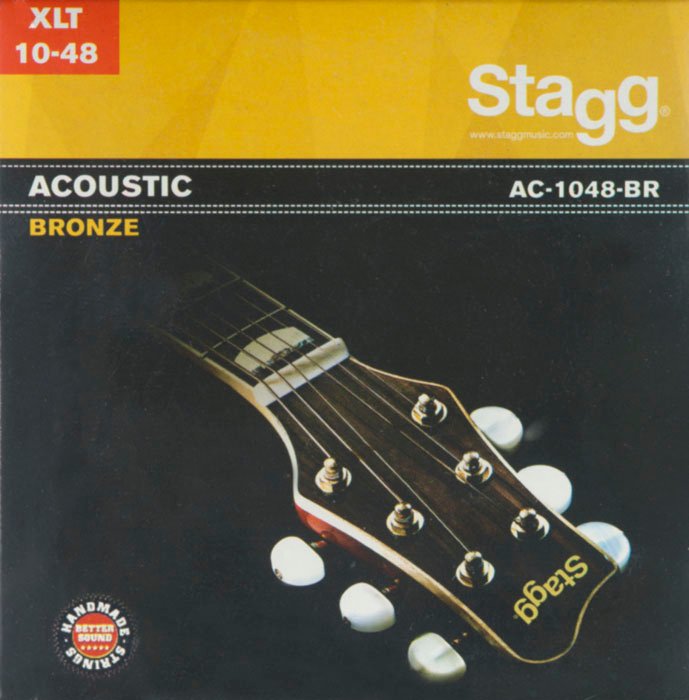 Encordado Stagg De Guitarra Acustica-Bronze-010/048 Ac1048Br