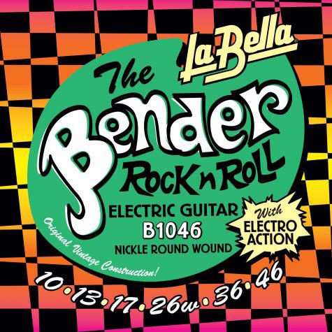B1046Bender.jpg Encordado La Bella De Guitarra Electrica Bender 010/046 B1046 - Imagen 1