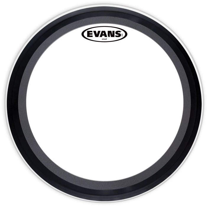Parche Evans 18" Emad Capa Simple Para Bombo Bd18Emad