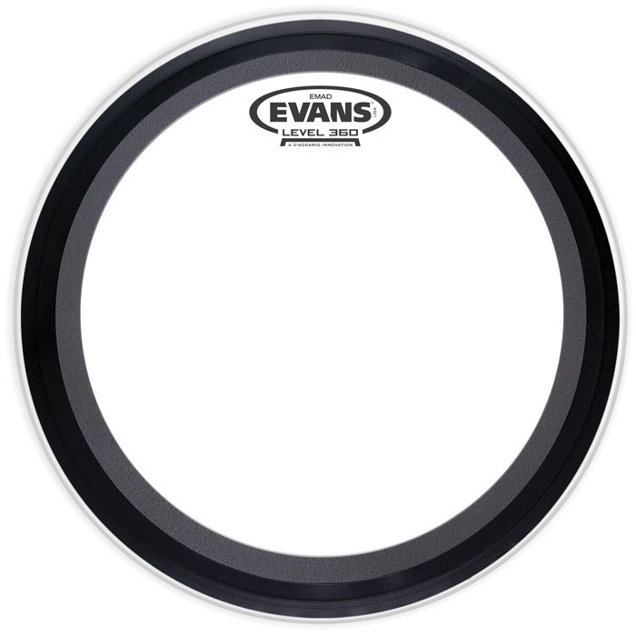 BD22EMADCW_detail1.jpg Parche Evans 22" Emad Arenado Capa Simple Para Bombo Bd22Emadcw - Imagen 1