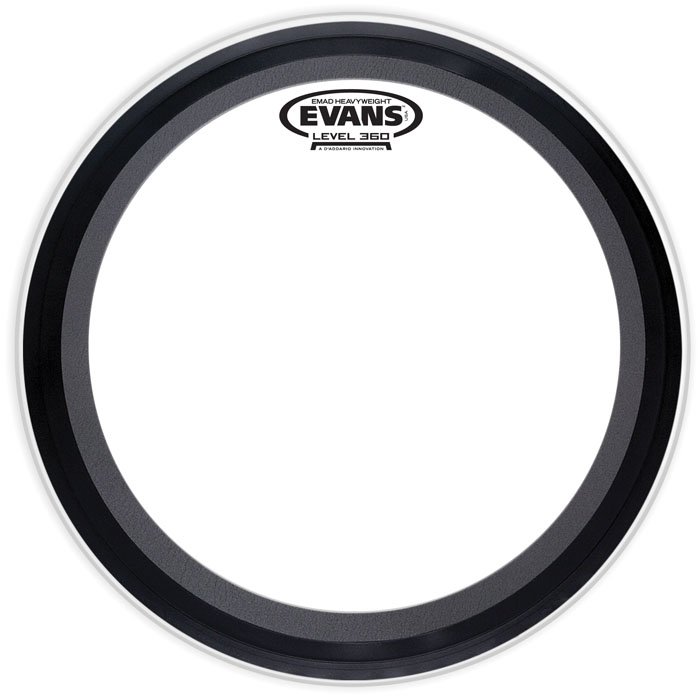 Parche Evans 22" Emad Heavyweight 2 Capas De 10Mm Para Bombo Bd22Emadhw