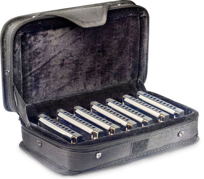 BJHB20SET1.jpg Set De 7 Armonicas Stagg Con Estuche C D E F G A B Bb Bjhb20Set1 - Imagen 1
