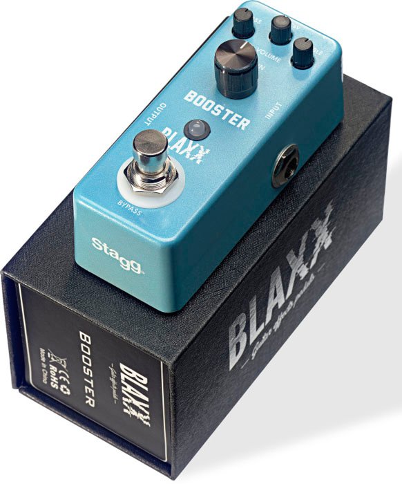 BXBOOST.jpg Blaxx Mini Pedal Booster-Carcasa Metalica-True Bypass Bxboost - Imagen 1