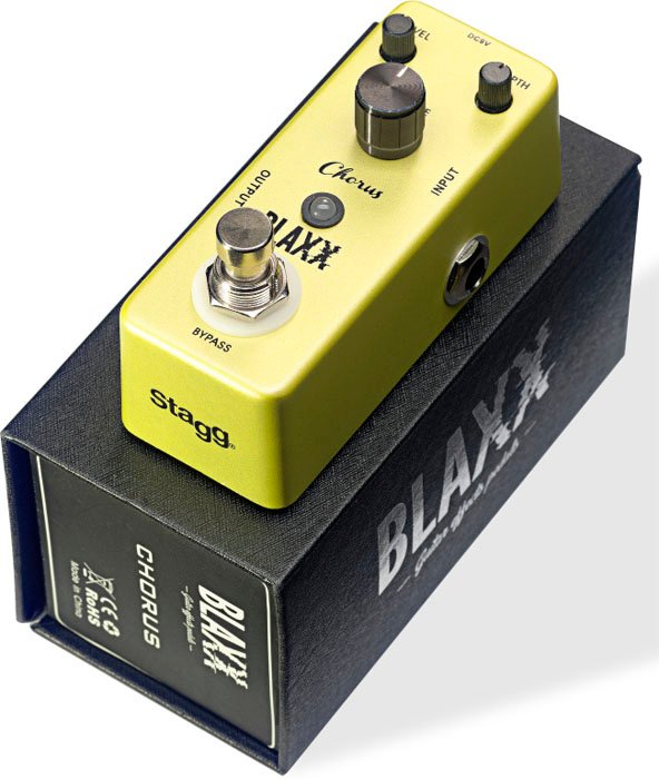 Blaxx Mini Pedal Chorus-Carcasa Metalica-True Bypass Bxchorus