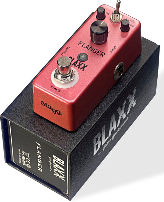 Blaxx Mini Pedal Flanger-Carcasa Metalica-True Bypass Bxflanger