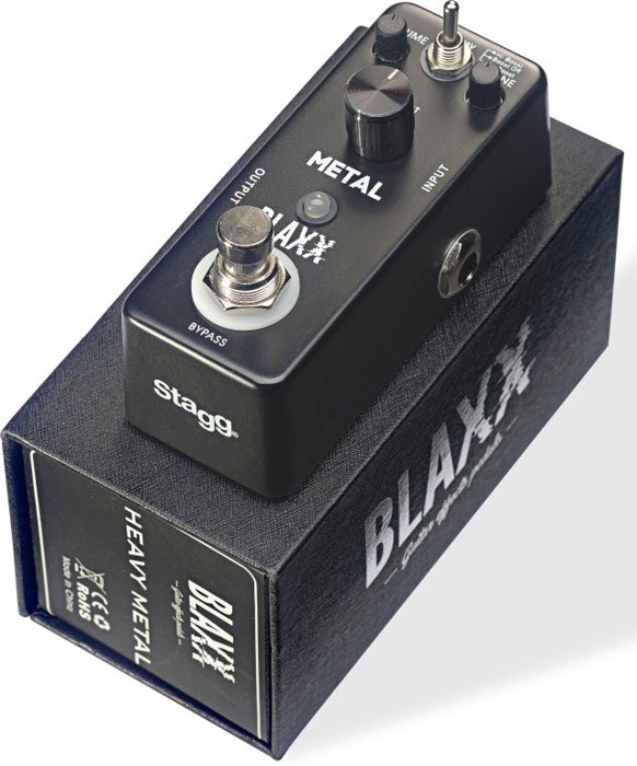 Blaxx Mini Pedal Metal 3 Modos-Carcasa Metalica-True Bypass Bxmetal