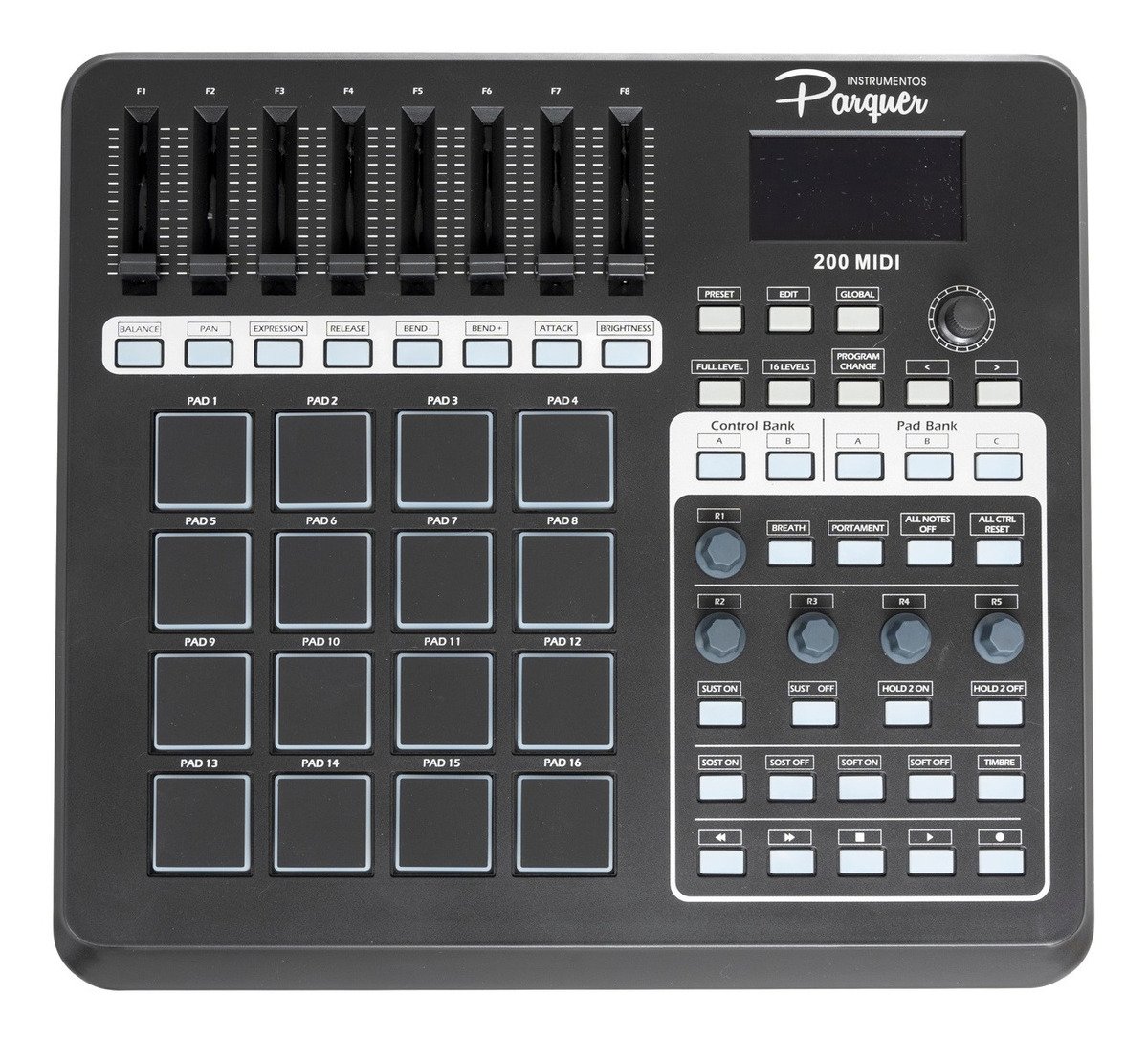 D_616851-MLA45565523549_042021-F.jpg Controlador Midi Parquer 16 Pads 200 Midi - Imagen 1