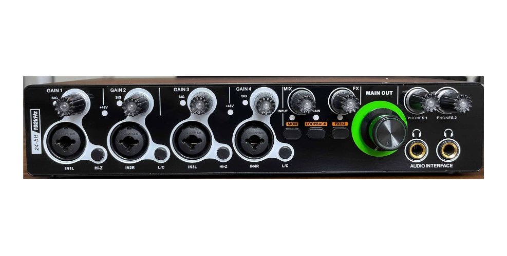 Interfaz Usb Audio Hugel 4 Canales Stereo Md404